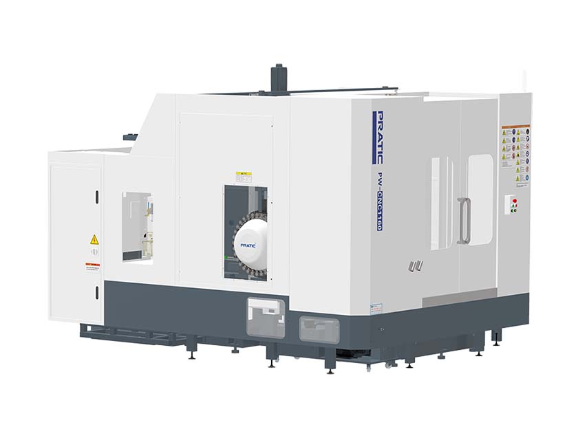 卧式加工中心PW-CNC1160-侧面图