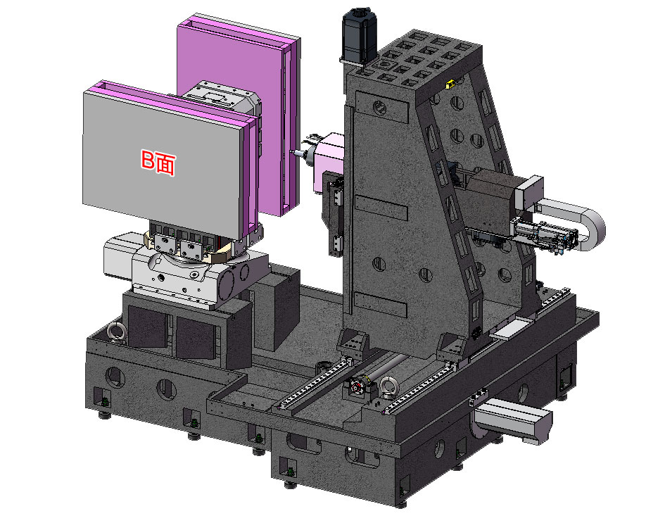 JBO竞博数控机床/铣床5G通讯工件大小型箱体卧式加工中心PWA-CNC8050